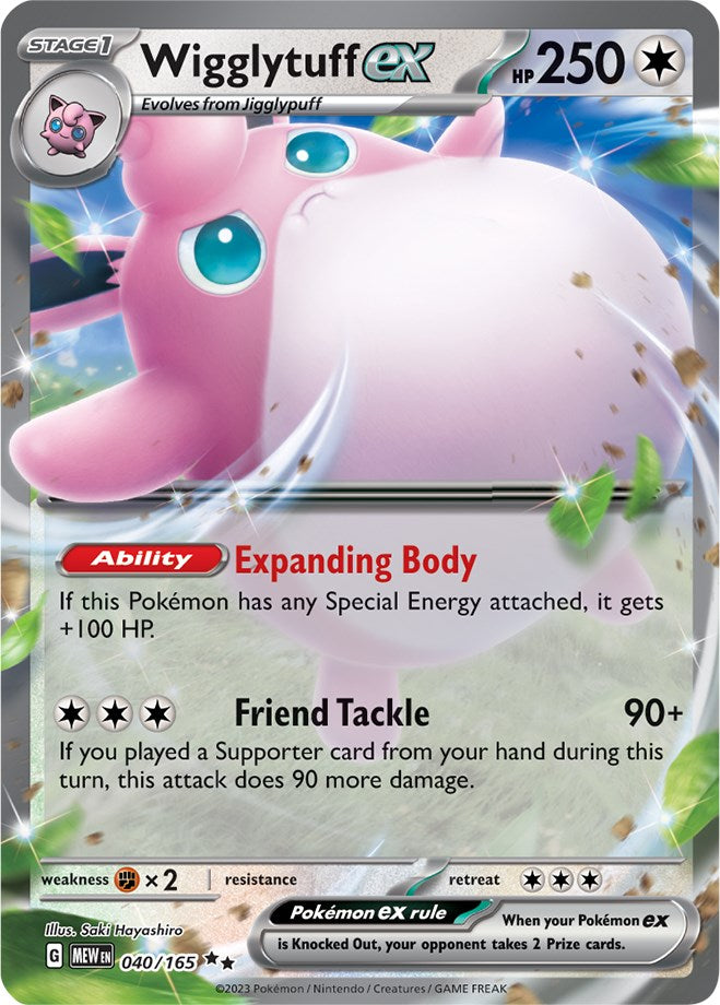 Wigglytuff ex (040/165) [Scarlet & Violet: 151] | Chromatic Games