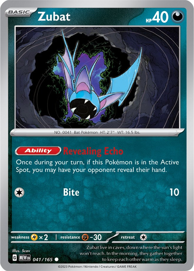 Zubat (041/165) [Scarlet & Violet: 151] | Chromatic Games