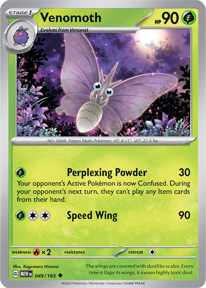 Venomoth (049/165) [Scarlet & Violet: 151] | Chromatic Games