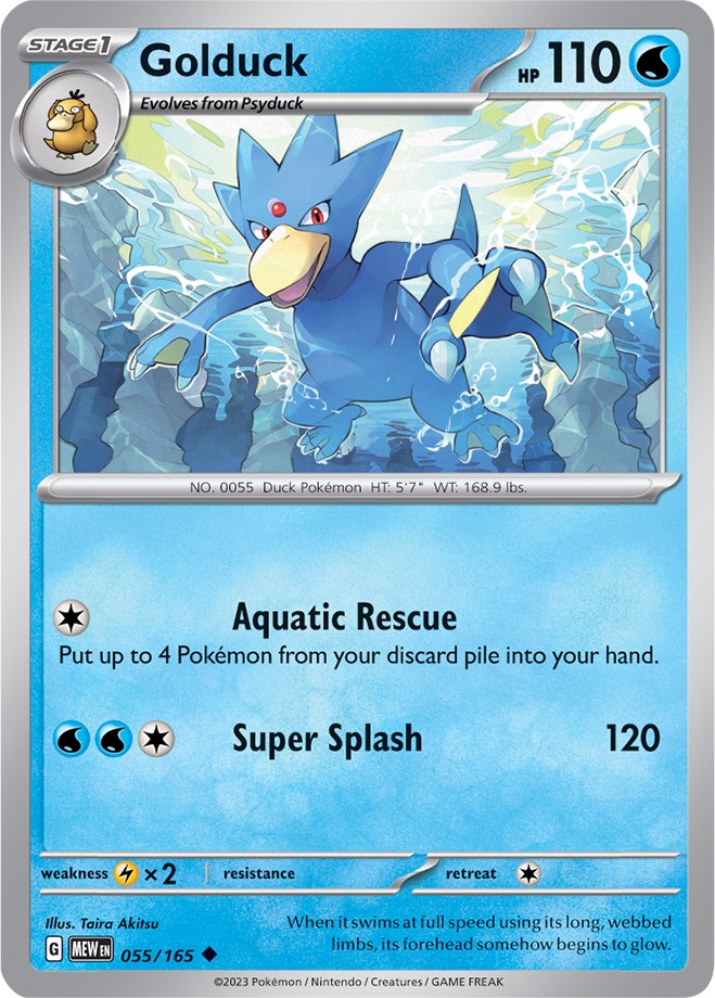 Golduck (055/165) [Scarlet & Violet 151] | Chromatic Games