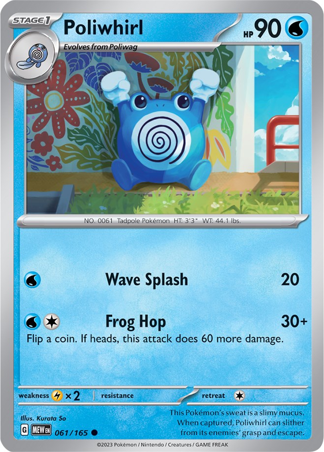 Poliwhirl (061/165) [Scarlet & Violet: 151] | Chromatic Games