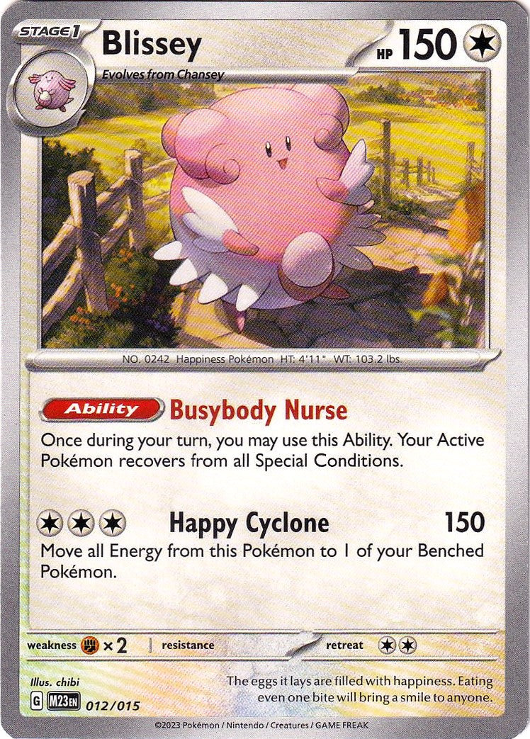 Blissey (012/015) [McDonald's Promos: 2023 Collection] | Chromatic Games