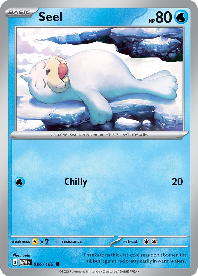 Seel (086/165) [Scarlet & Violet 151] | Chromatic Games