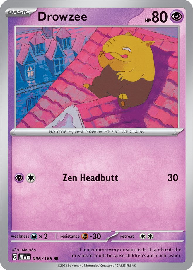 Drowzee (096/165) [Scarlet & Violet: 151] | Chromatic Games