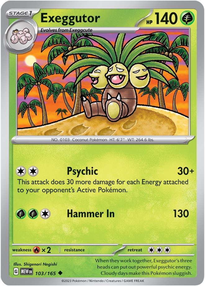 Exeggutor (103/165) [Scarlet & Violet 151] | Chromatic Games