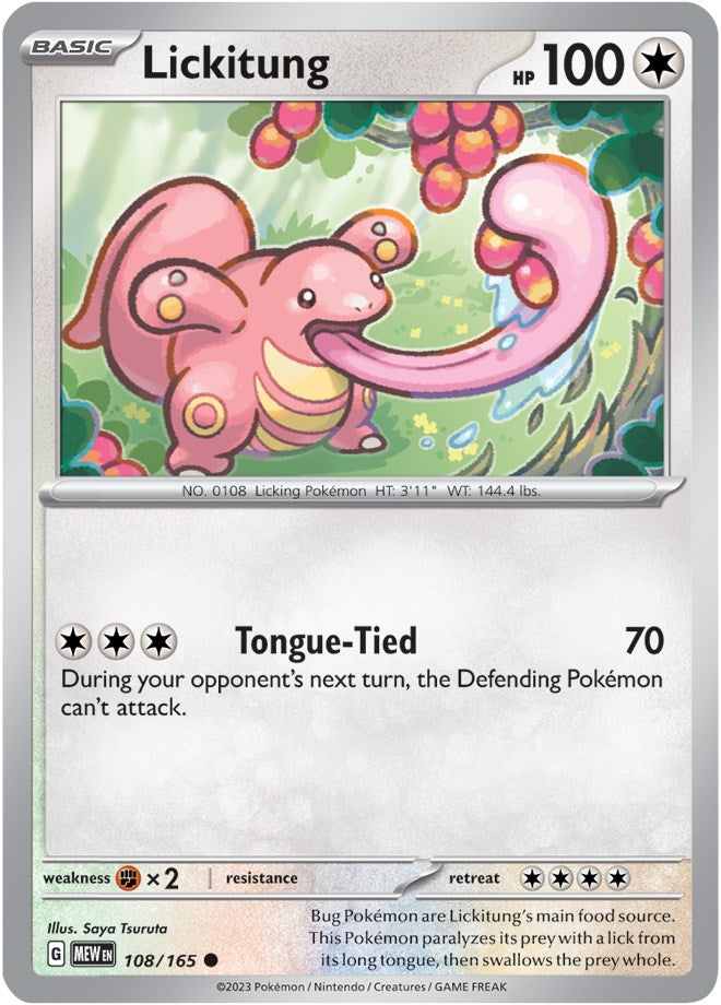 Lickitung (108/165) [Scarlet & Violet 151] | Chromatic Games