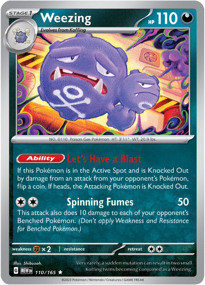 Weezing (110/165) [Scarlet & Violet: 151] | Chromatic Games