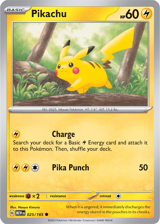 Pikachu (025/165) [Scarlet & Violet 151] | Chromatic Games