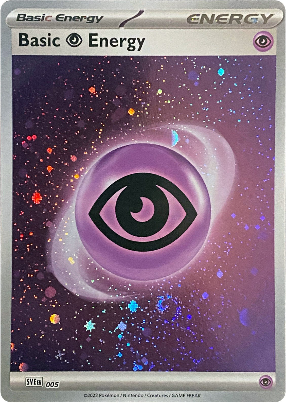 Basic Psychic Energy (005) (Cosmos Holo) [Scarlet & Violet: Base Set] | Chromatic Games