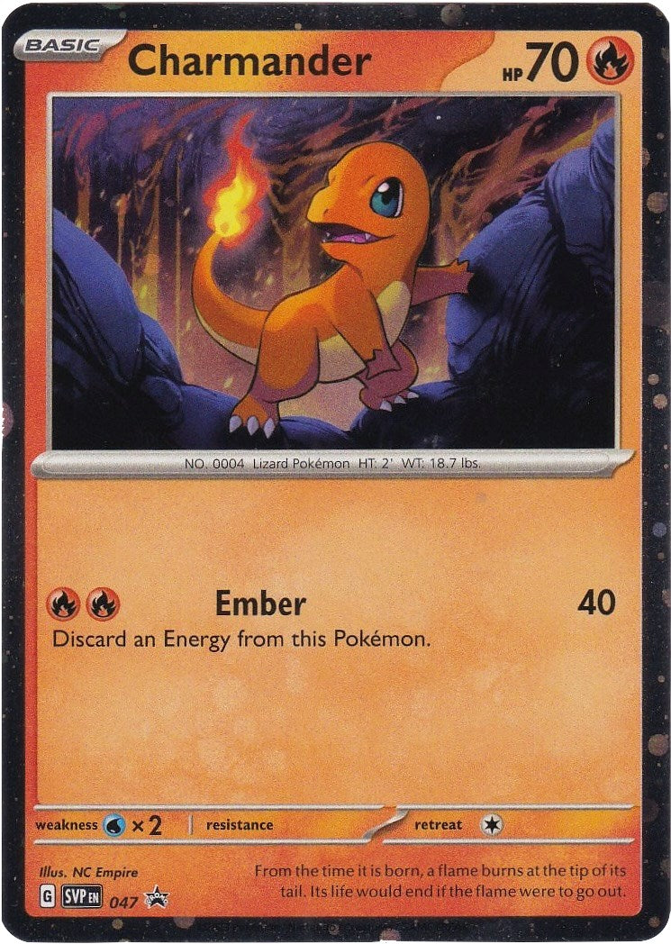 Charmander (047) (Cosmos Holo) [Scarlet & Violet: Black Star Promos] | Chromatic Games