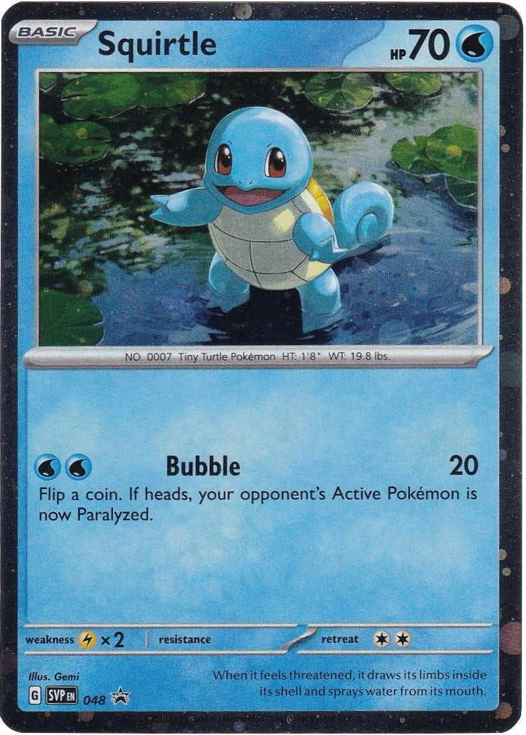 Squirtle (048) (Cosmos Holo) [Scarlet & Violet: Black Star Promos] | Chromatic Games