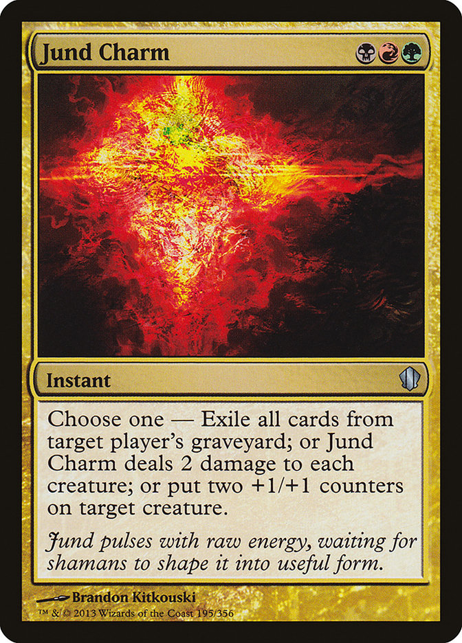 Jund Charm 195/356 (Commander 2013)  | Chromatic Games
