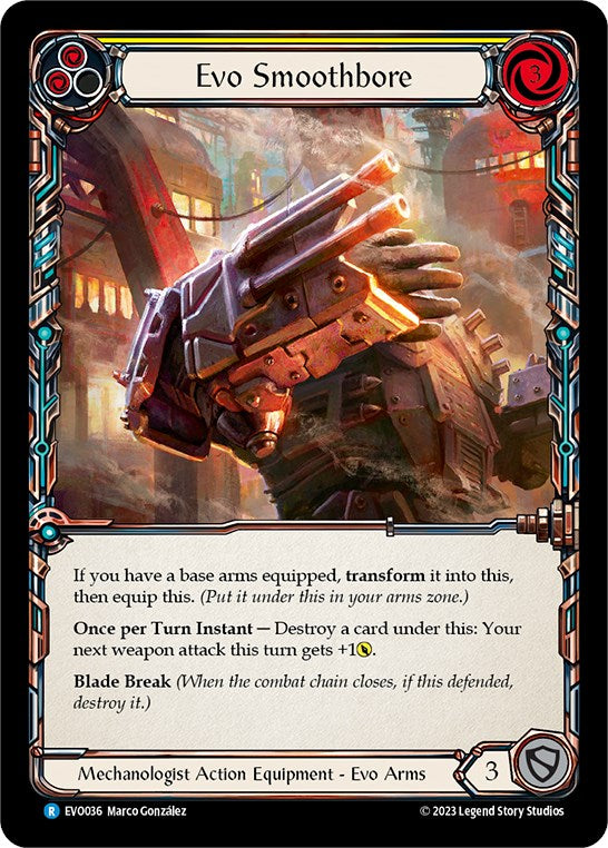 Evo Smoothbore [EVO036] (Bright Lights)  Cold Foil | Chromatic Games