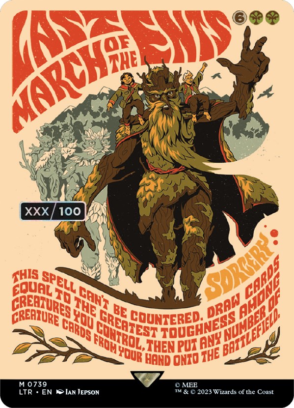Last March of the Ents (Borderless Poster) (Serialized) [The Lord of the Rings: Tales of Middle-Earth] | Chromatic Games