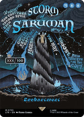 Storm of Saruman (Borderless Poster) (Serialized) [The Lord of the Rings: Tales of Middle-Earth] | Chromatic Games