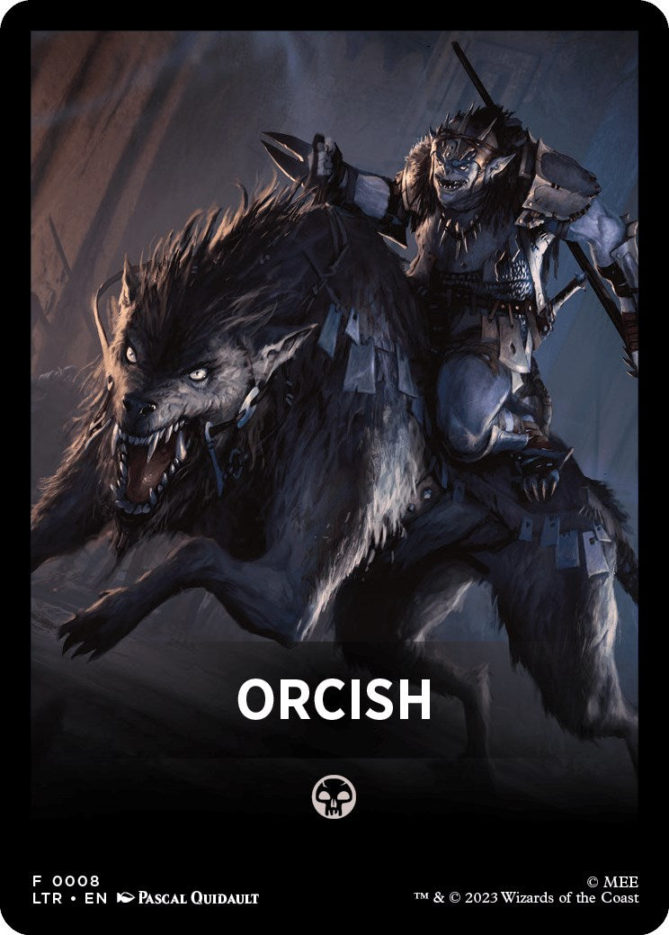 Orcish Theme Card [The Lord of the Rings: Tales of Middle-Earth] | Chromatic Games
