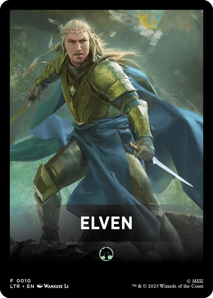 Elven Theme Card [The Lord of the Rings: Tales of Middle-Earth] | Chromatic Games