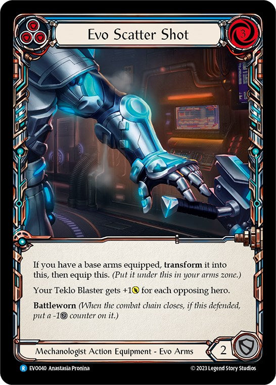 Evo Scatter Shot [EVO040] (Bright Lights)  Cold Foil | Chromatic Games