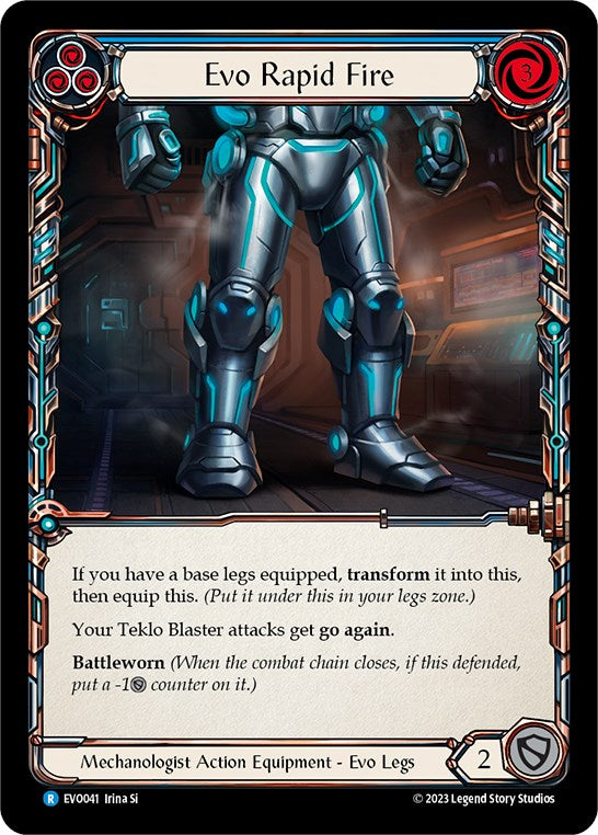 Evo Rapid Fire [EVO041] (Bright Lights)  Cold Foil | Chromatic Games