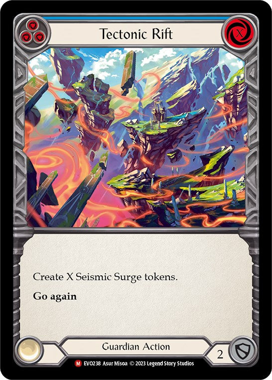Tectonic Rift [EVO238] (Bright Lights)  Rainbow Foil | Chromatic Games