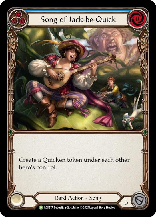 Song of Jack-be-Quick [LGS217] (Promo)  Rainbow Foil | Chromatic Games