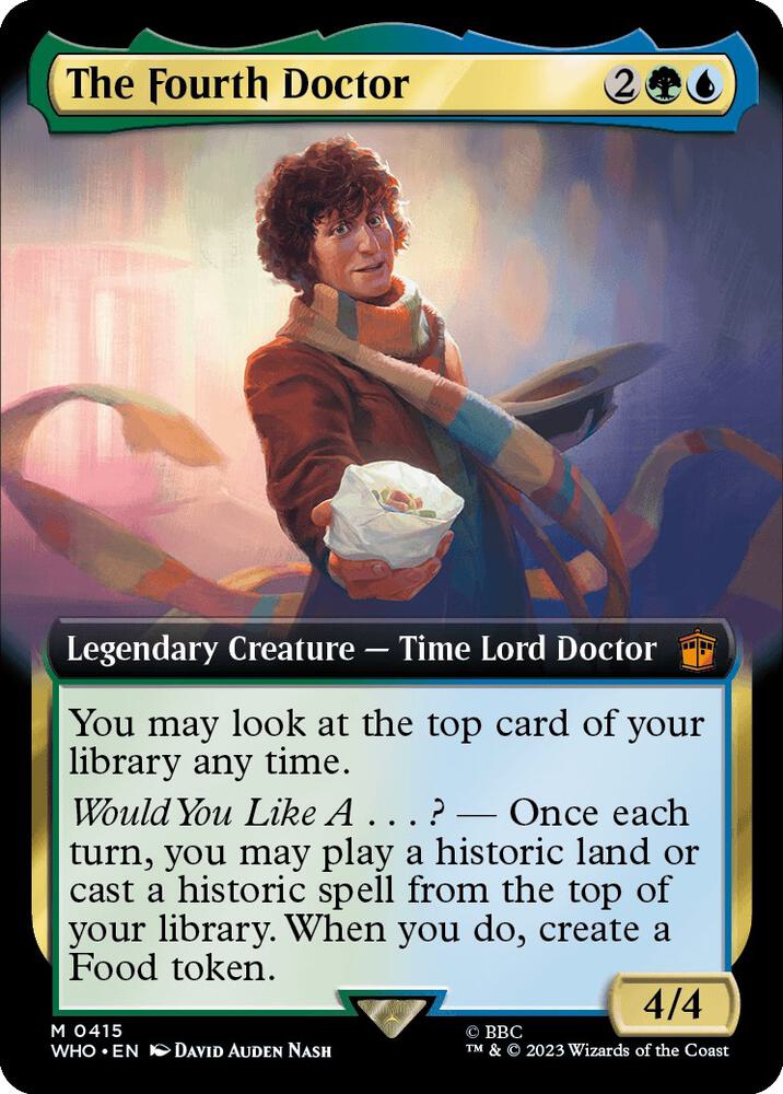 The Fourth Doctor 415/331 (Universes Beyond: Doctor Who)  - Extended Art Foil | Chromatic Games