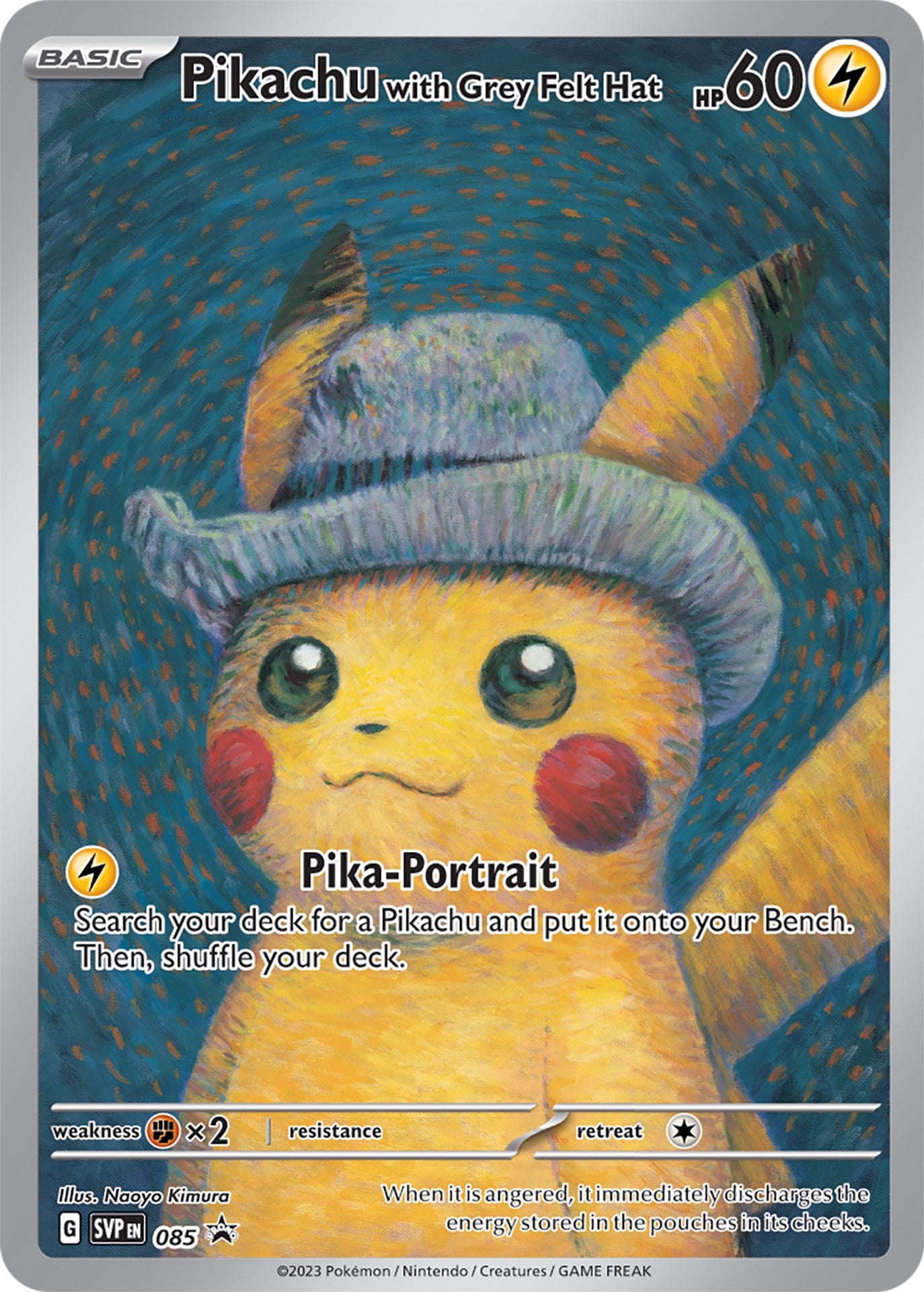 Pikachu with Grey Felt Hat (085) [Scarlet & Violet: Black Star Promos] | Chromatic Games