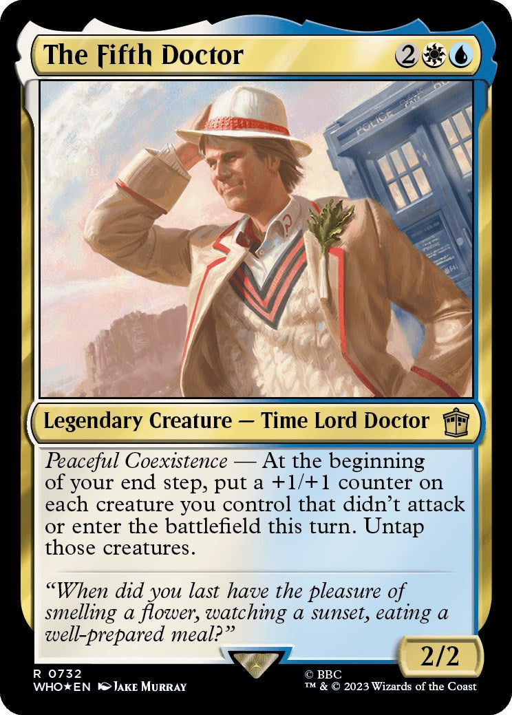 The Fifth Doctor (Surge Foil) [Doctor Who] | Chromatic Games