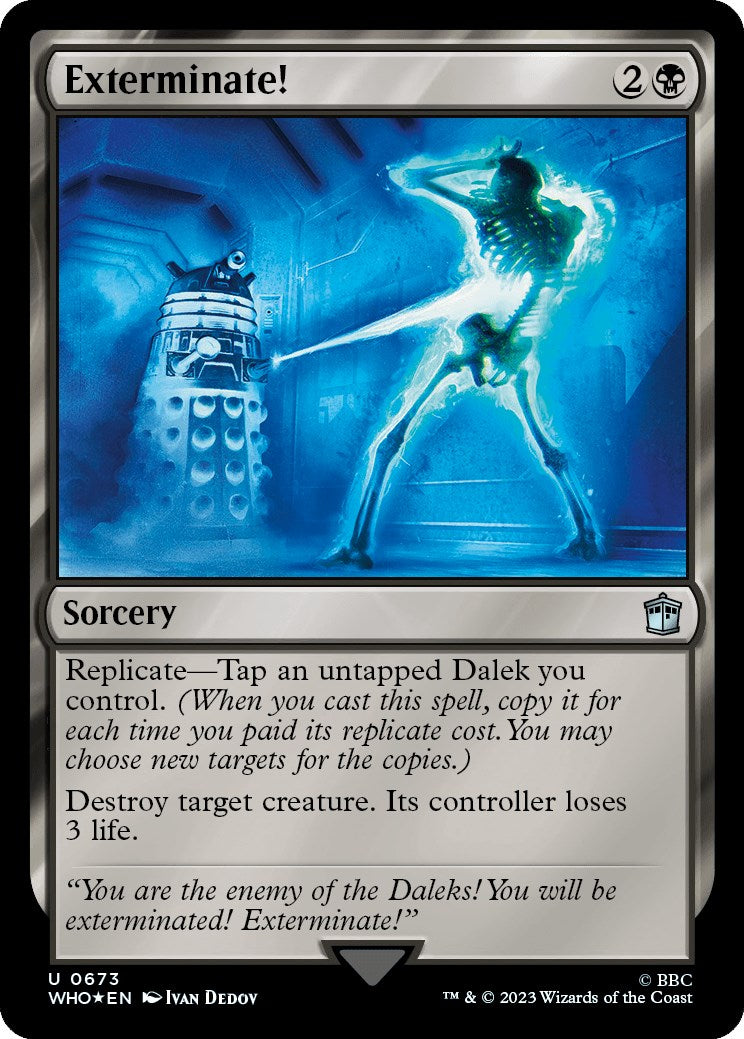 Exterminate! (Surge Foil) [Doctor Who] | Chromatic Games