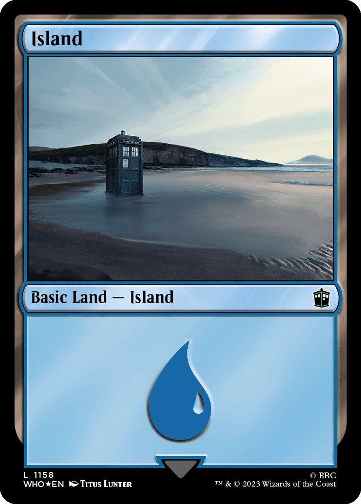 Island (1158) (Surge Foil) [Doctor Who] | Chromatic Games