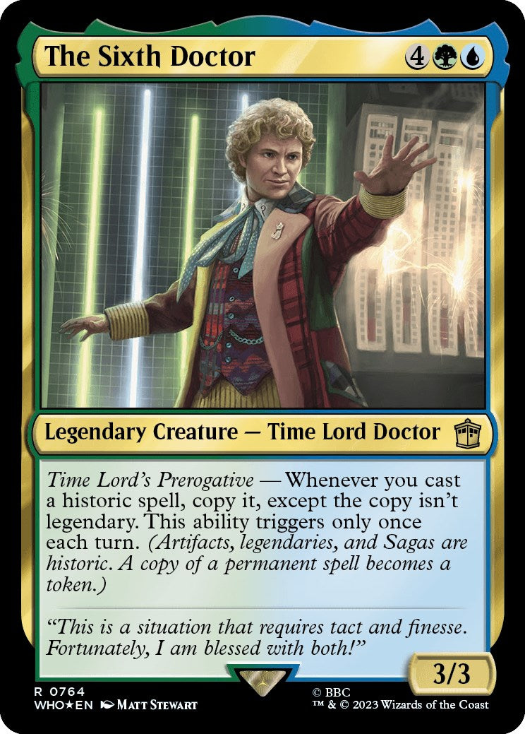 The Sixth Doctor (Surge Foil) [Doctor Who] | Chromatic Games