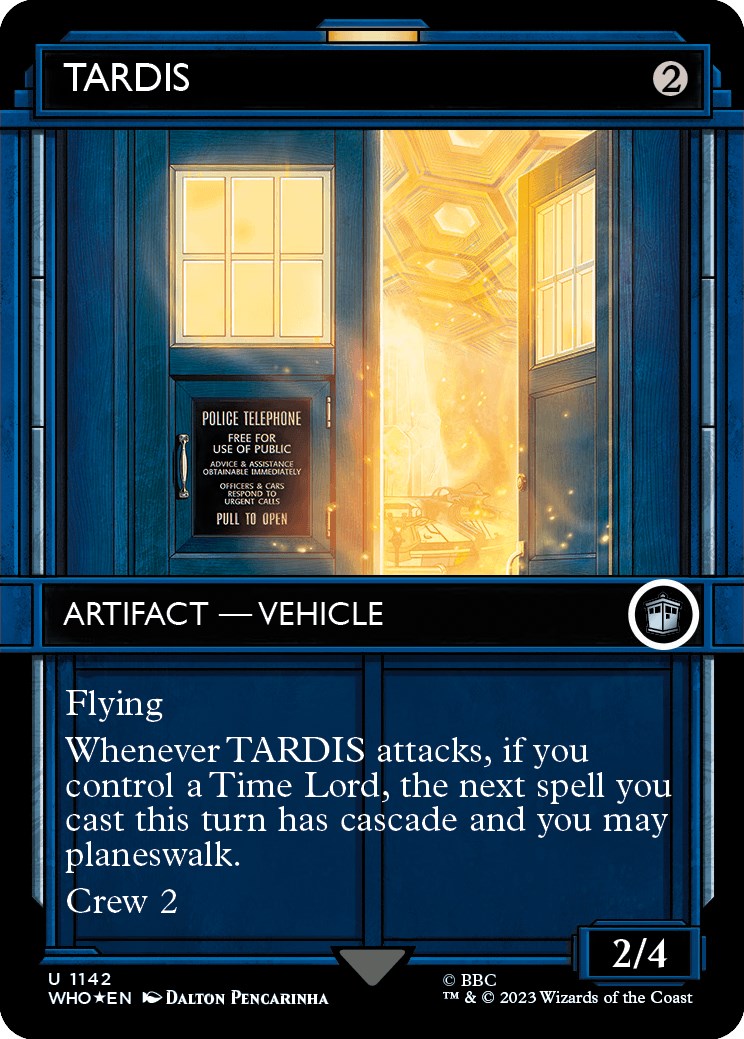 TARDIS (Showcase) (Surge Foil) [Doctor Who] | Chromatic Games