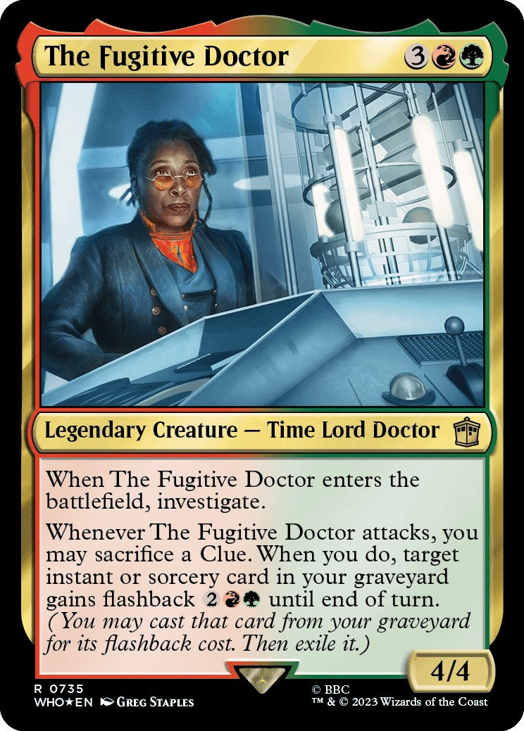 The Fugitive Doctor (Surge Foil) [Doctor Who] | Chromatic Games