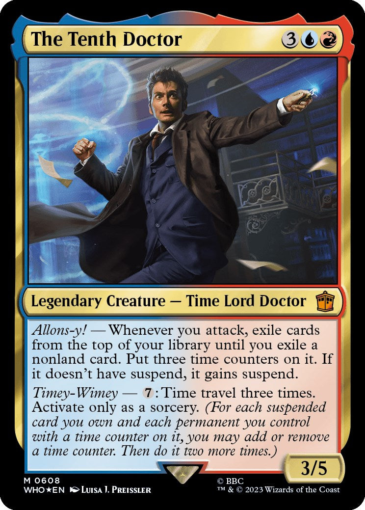 The Tenth Doctor (Surge Foil) [Doctor Who] | Chromatic Games