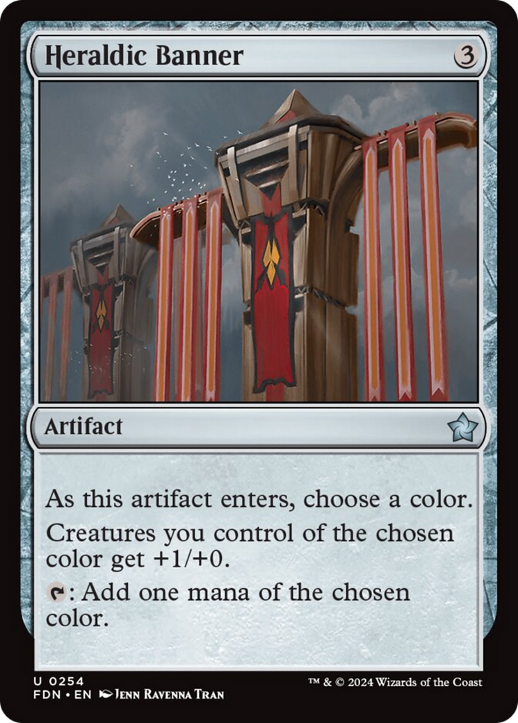 Heraldic Banner [Foundations] | Chromatic Games