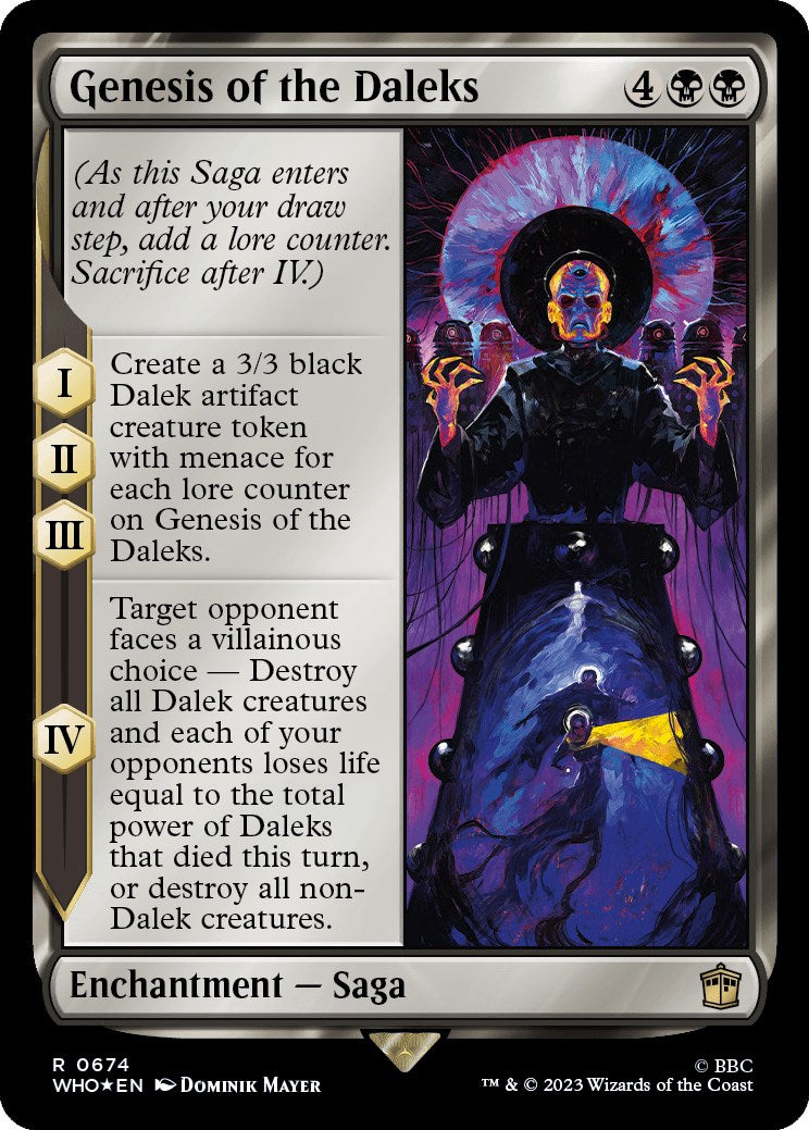 Genesis of the Daleks (Surge Foil) [Doctor Who] | Chromatic Games