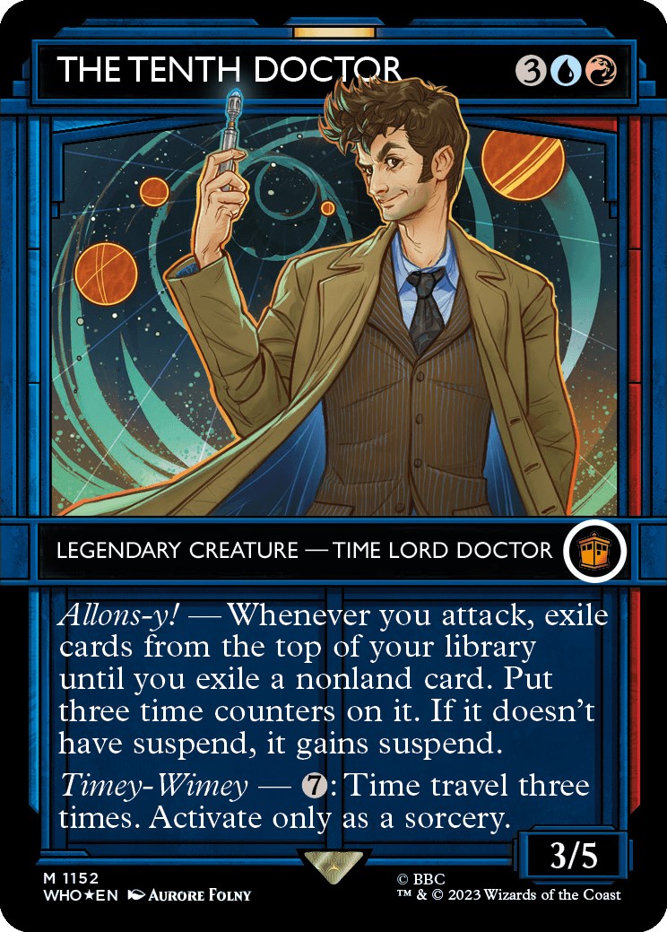 The Tenth Doctor (Showcase) (Surge Foil) [Doctor Who] | Chromatic Games