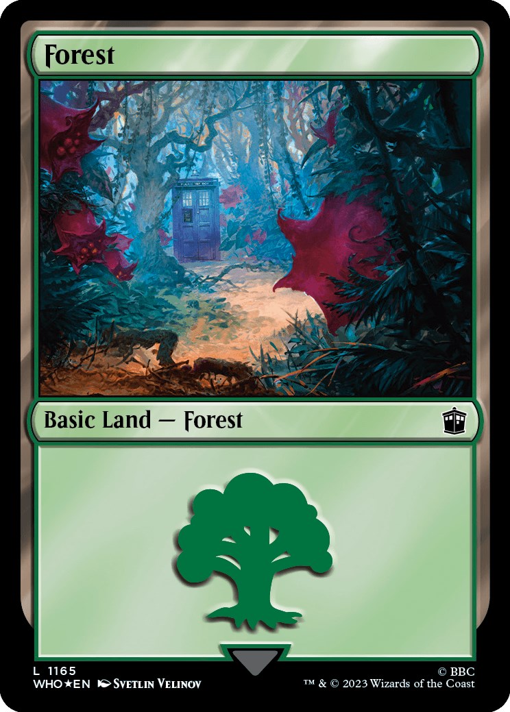 Forest (1165) (Surge Foil) [Doctor Who] | Chromatic Games