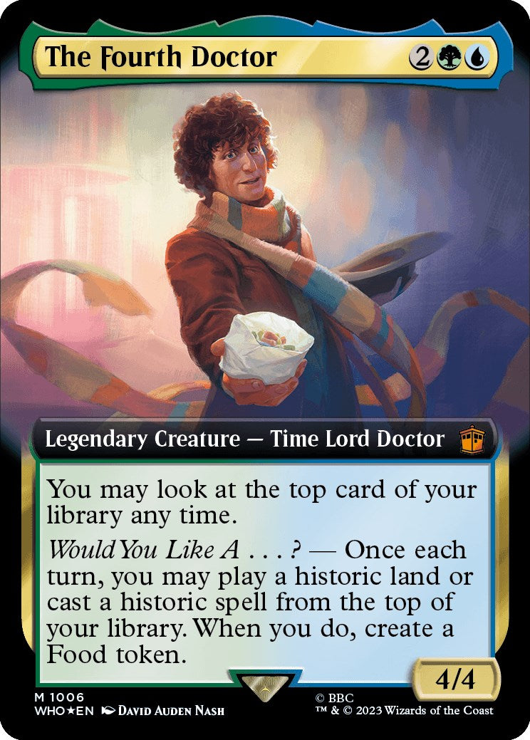 The Fourth Doctor (Extended Art) (Surge Foil) [Doctor Who] | Chromatic Games