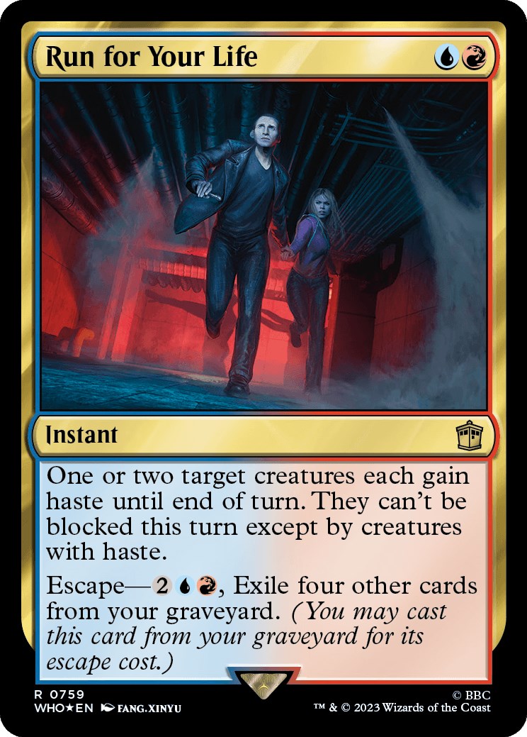 Run for Your Life (Surge Foil) [Doctor Who] | Chromatic Games