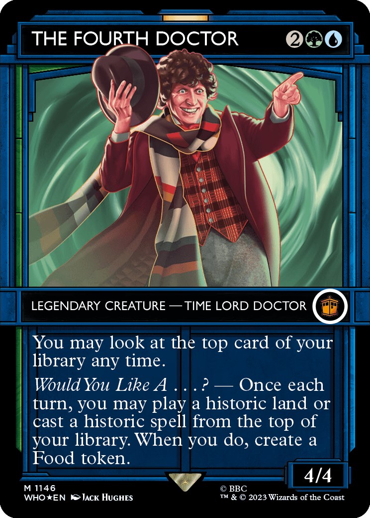 The Fourth Doctor (Showcase) (Surge Foil) [Doctor Who] | Chromatic Games