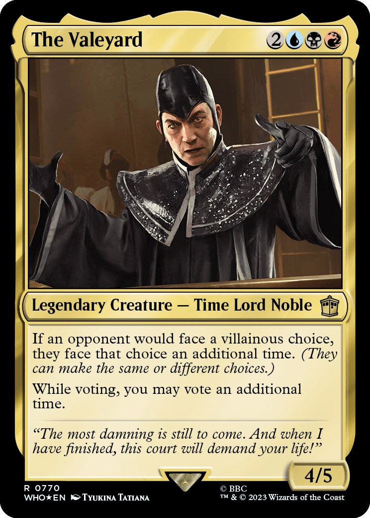 The Valeyard (Surge Foil) [Doctor Who] | Chromatic Games
