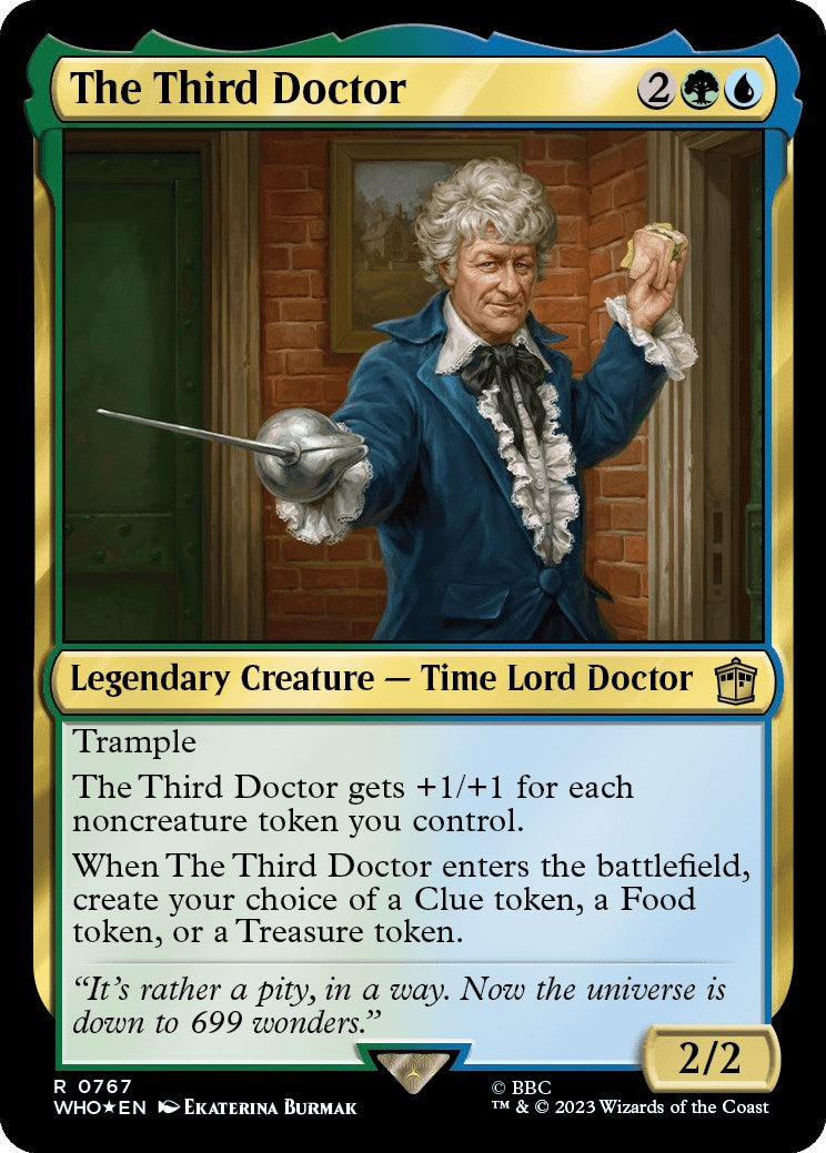 The Third Doctor (Surge Foil) [Doctor Who] | Chromatic Games