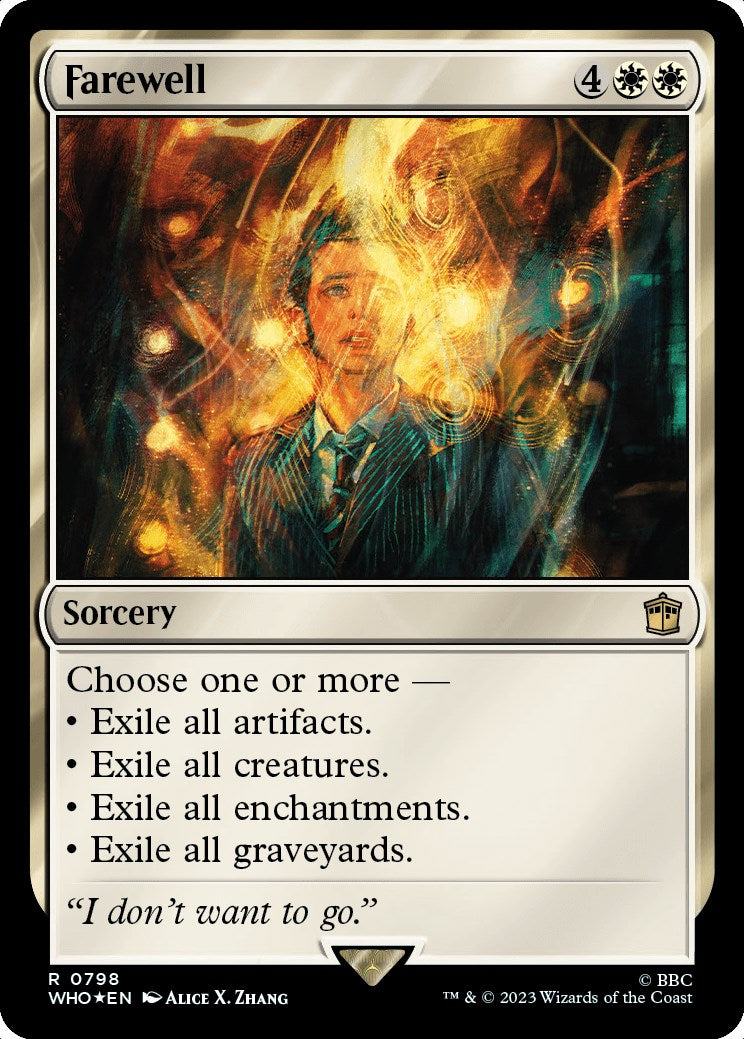 Farewell (Surge Foil) [Doctor Who] | Chromatic Games