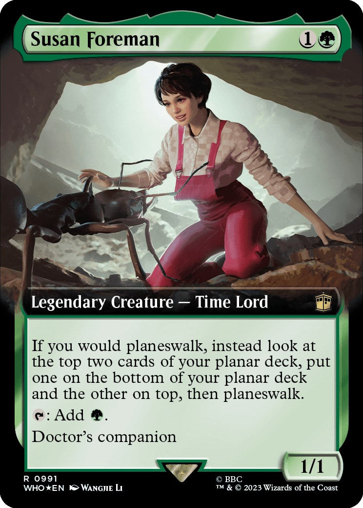 Susan Foreman (Extended Art) (Surge Foil) [Doctor Who] | Chromatic Games