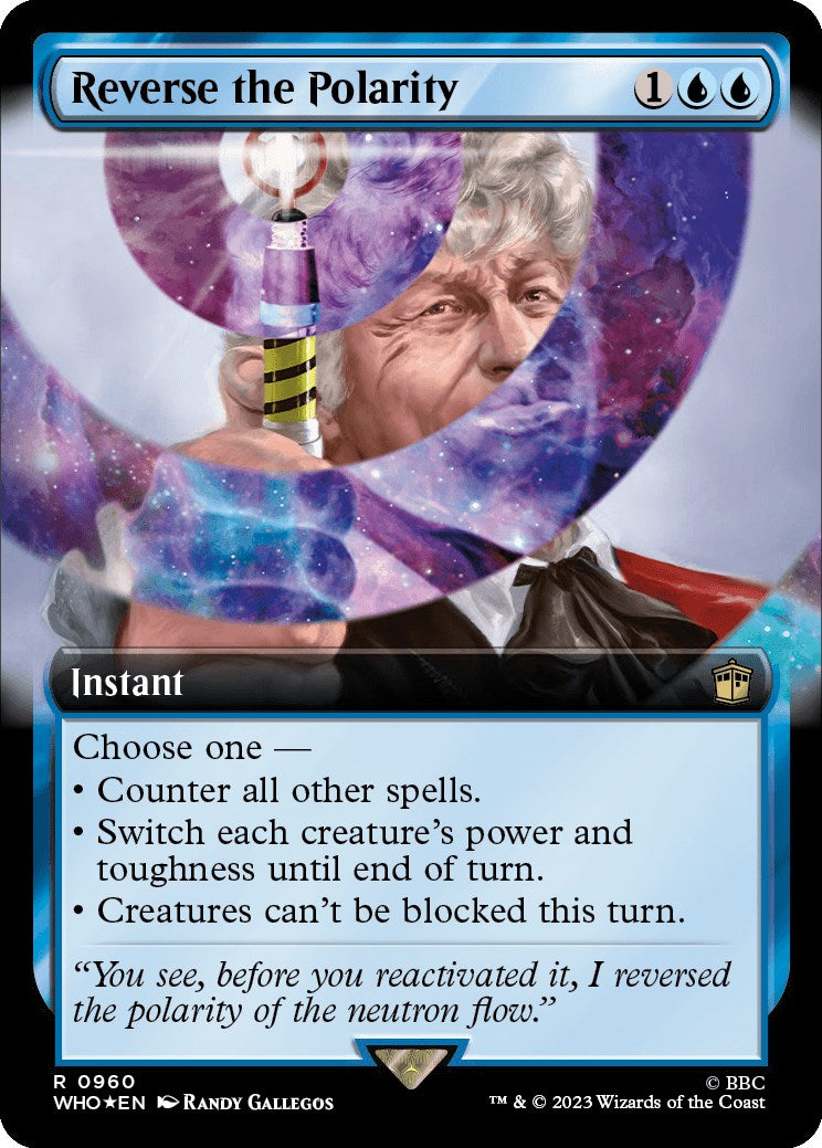 Reverse the Polarity (Extended Art) (Surge Foil) [Doctor Who] | Chromatic Games