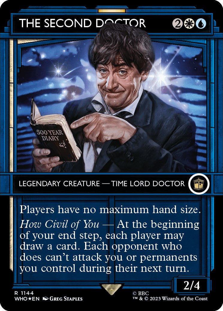 The Second Doctor (Showcase) (Surge Foil) [Doctor Who] | Chromatic Games