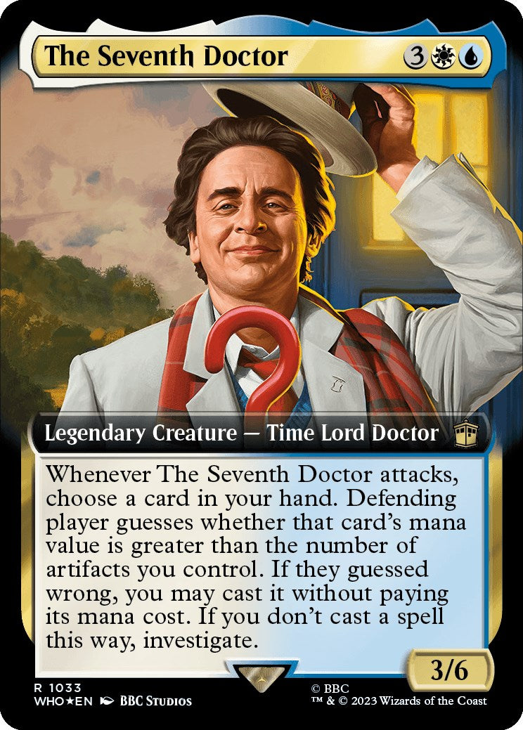 The Seventh Doctor (Extended Art) (Surge Foil) [Doctor Who] | Chromatic Games