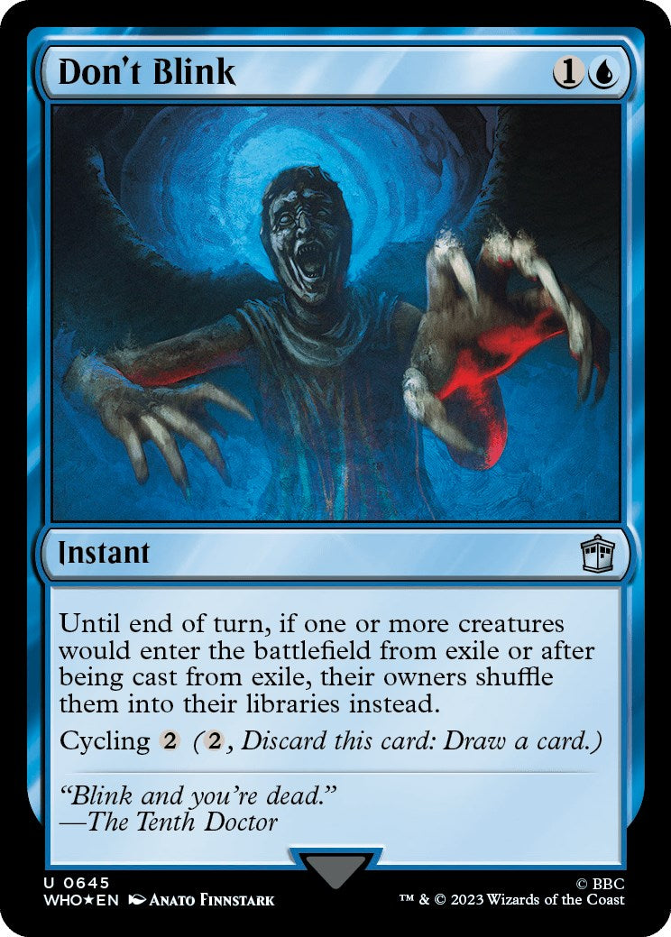 Don't Blink (Surge Foil) [Doctor Who] | Chromatic Games