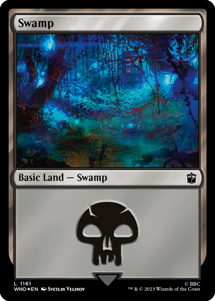 Swamp (1161) (Surge Foil) [Doctor Who] | Chromatic Games